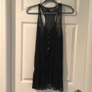 Volcom Sheer Cinch waist top